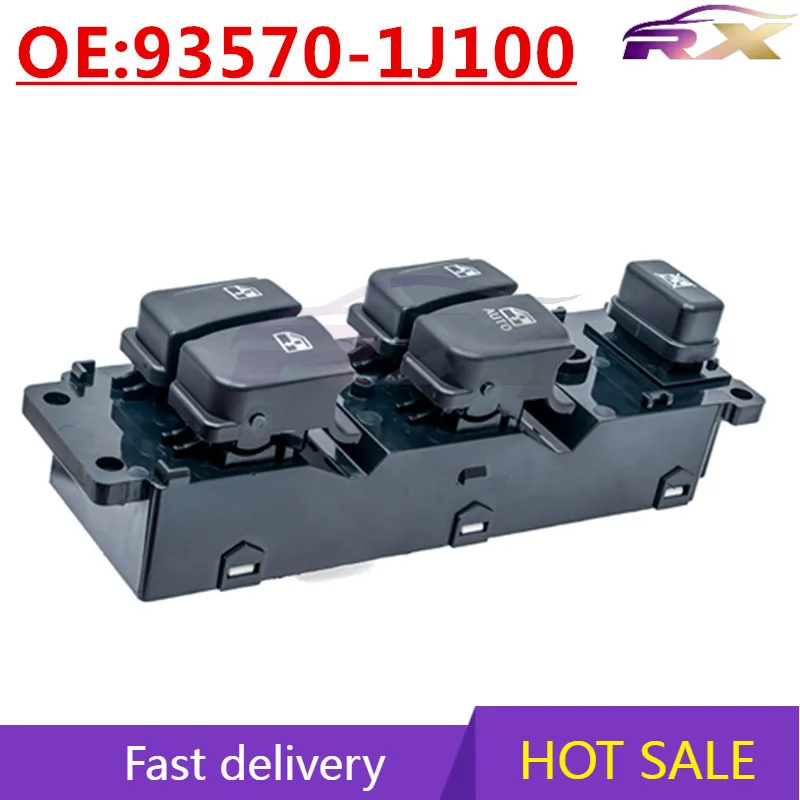

OEM:93570-1J100 Suitable For 2008-2013 Kia I20 Right Drive Automobile Glass Lifter Switch