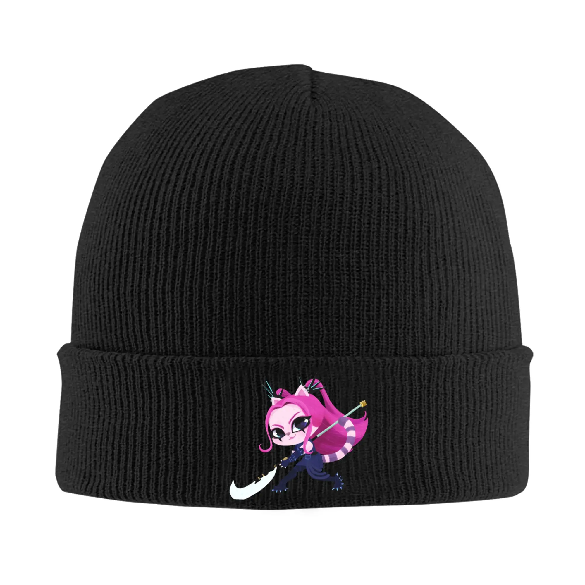 Kpop شيطان الصيادين Huntrix ميرا بونيه القبعات قبعات صغيرة الخريف نمط Skullies Beanies العصرية للجنسين الكبار Kpop قبعة مرنة #1