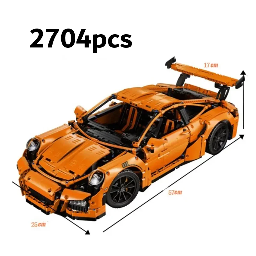 

Compatible 42056 MOC Bricks 911 GT3 RS Technicial Car Toys Boys Christmas Gift Kids Constructor Model Building Blocks