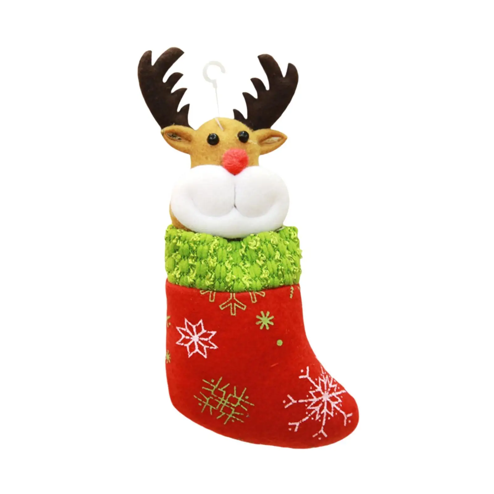 Elk Christmas Stockings Cute Xmas Stockings for Stairs Festival Fireplace