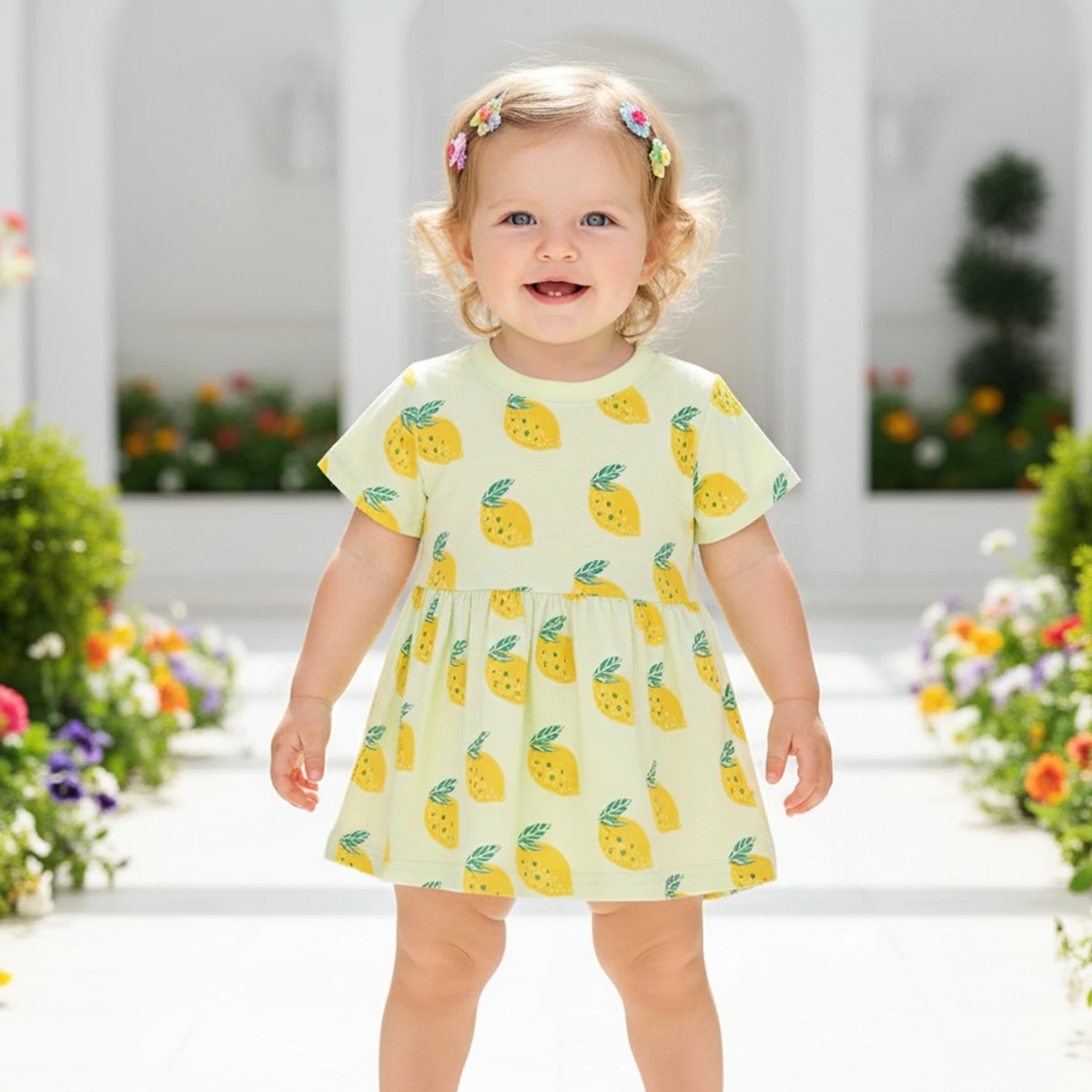 

Sanlutoz Fashion Summer Baby Dress Cute Fruit Casual Kids Girls Clothing Dress