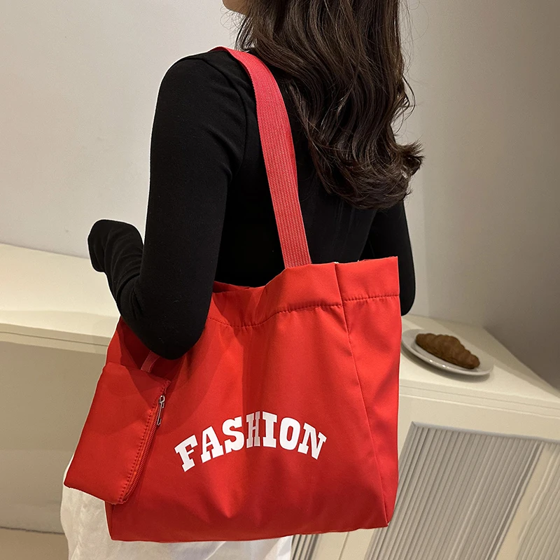 Fashion Korean Canvas Bag Women S New Large Capacity Shoulder Bag Tote Bag