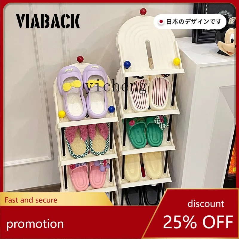 

CZ Shoe Rack Multi-layer Household Doorway Simple Small Shoe Cabinet Indoor Bathroom Slipper Storage Rack