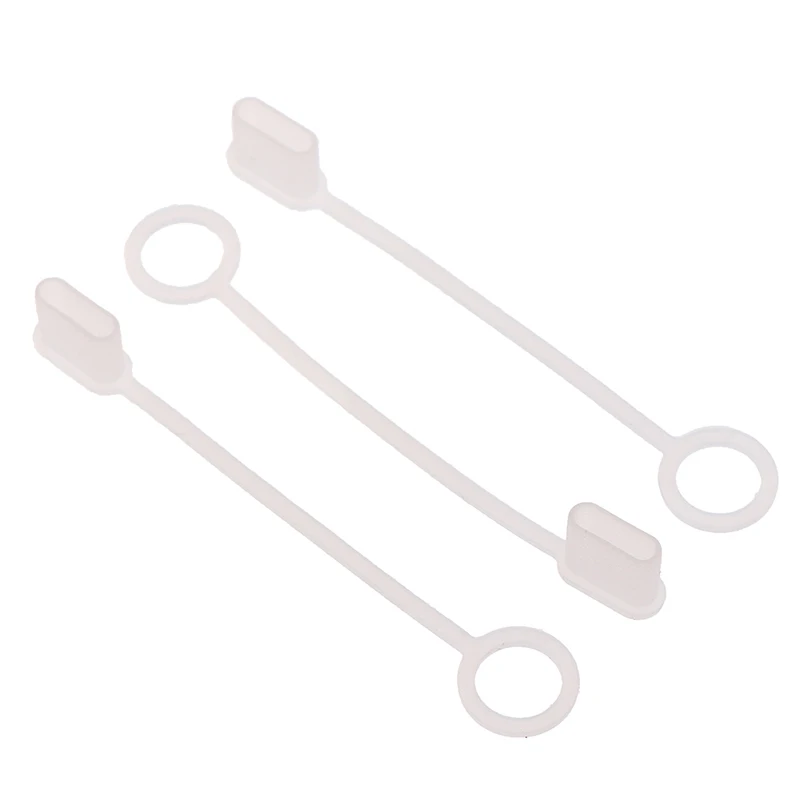10Pcs Protection Cap USB Type-c Cable Case Dust Plug Charger Cover with Wire
