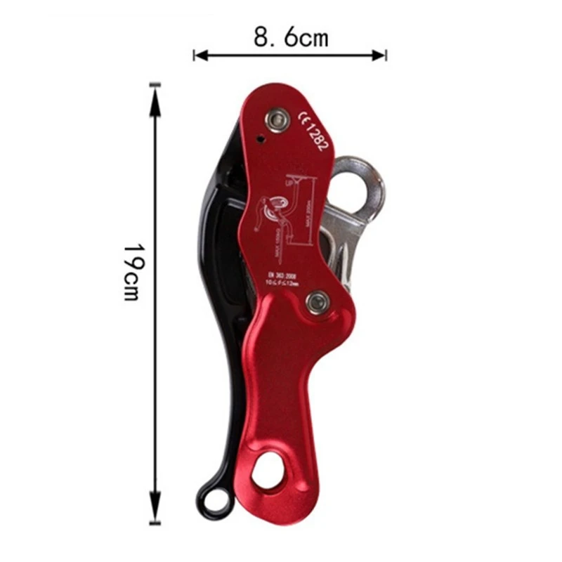 STOP Anti Panic Descender Self Latch Protection Gear For Climbing Rappelling High Altitude Escape Slow Descent