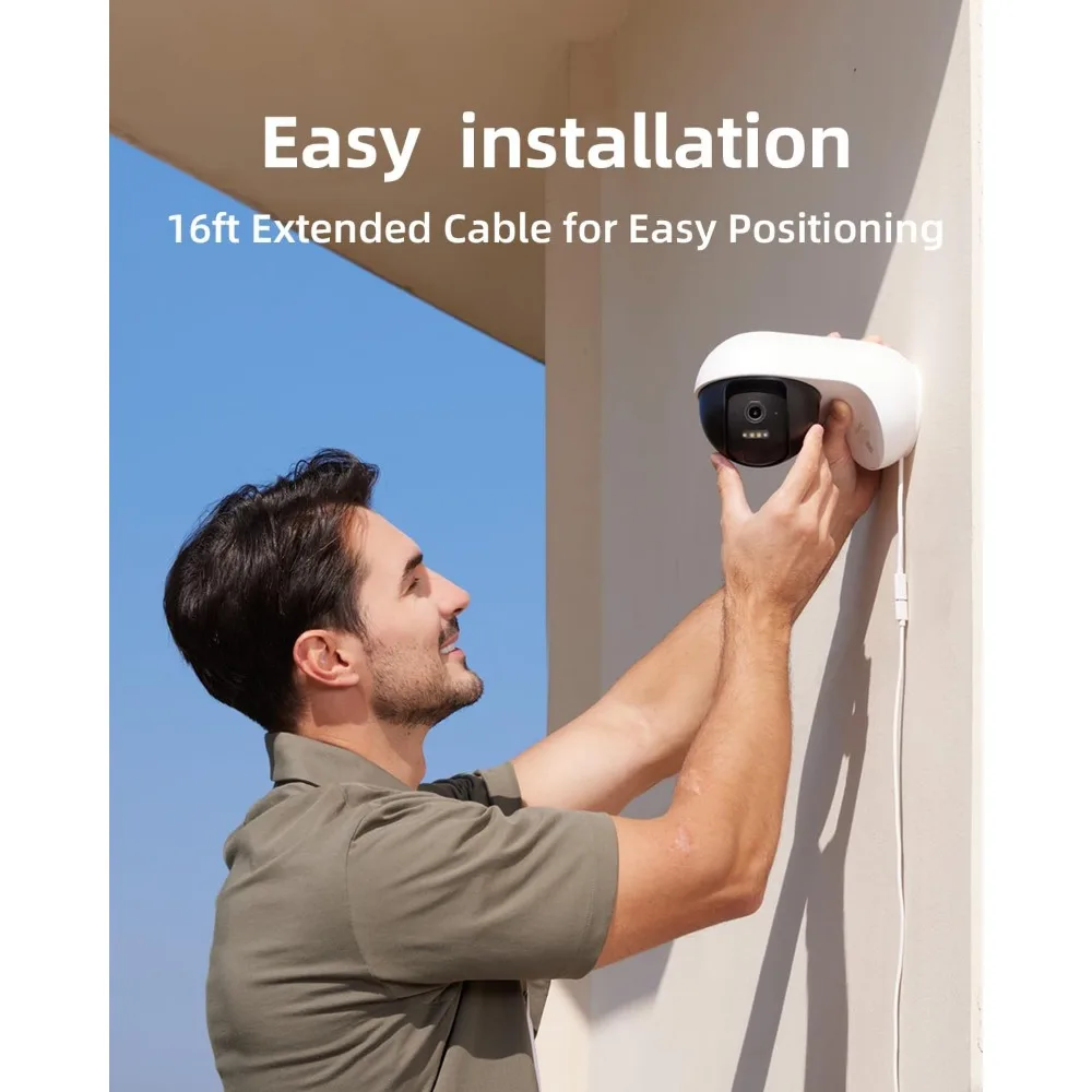 Système de caméra de sécurité domestique noorio avec t410 × 1,cs201 × 2