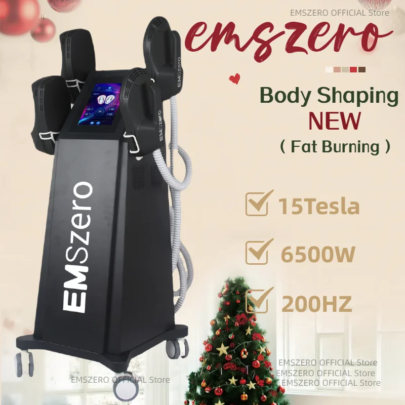 

EMSZERO Machines NEO HI-EMT RF EMS 6500w Electromagnetic Muscle Stimulator Professional Sculpting Machine