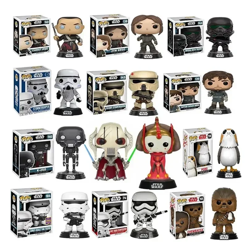 FUNKO POP Star Wars General Grievous 129 #   Königin Amidala 29 #   Der Mandalorianer 326 #   Yoda ξ8 #   Figur Spielzeug k2-so PORG Action Spielzeug