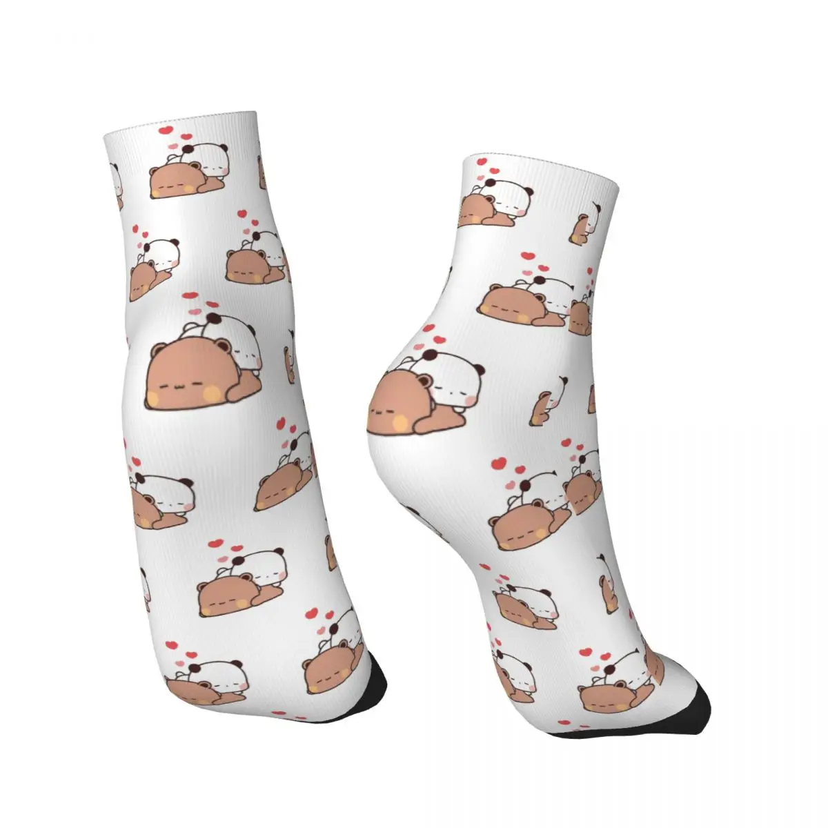 PANDA BEAR HUG Bubu And Dudu Ankle Socks Male Mens Women Summer Stockings Printed