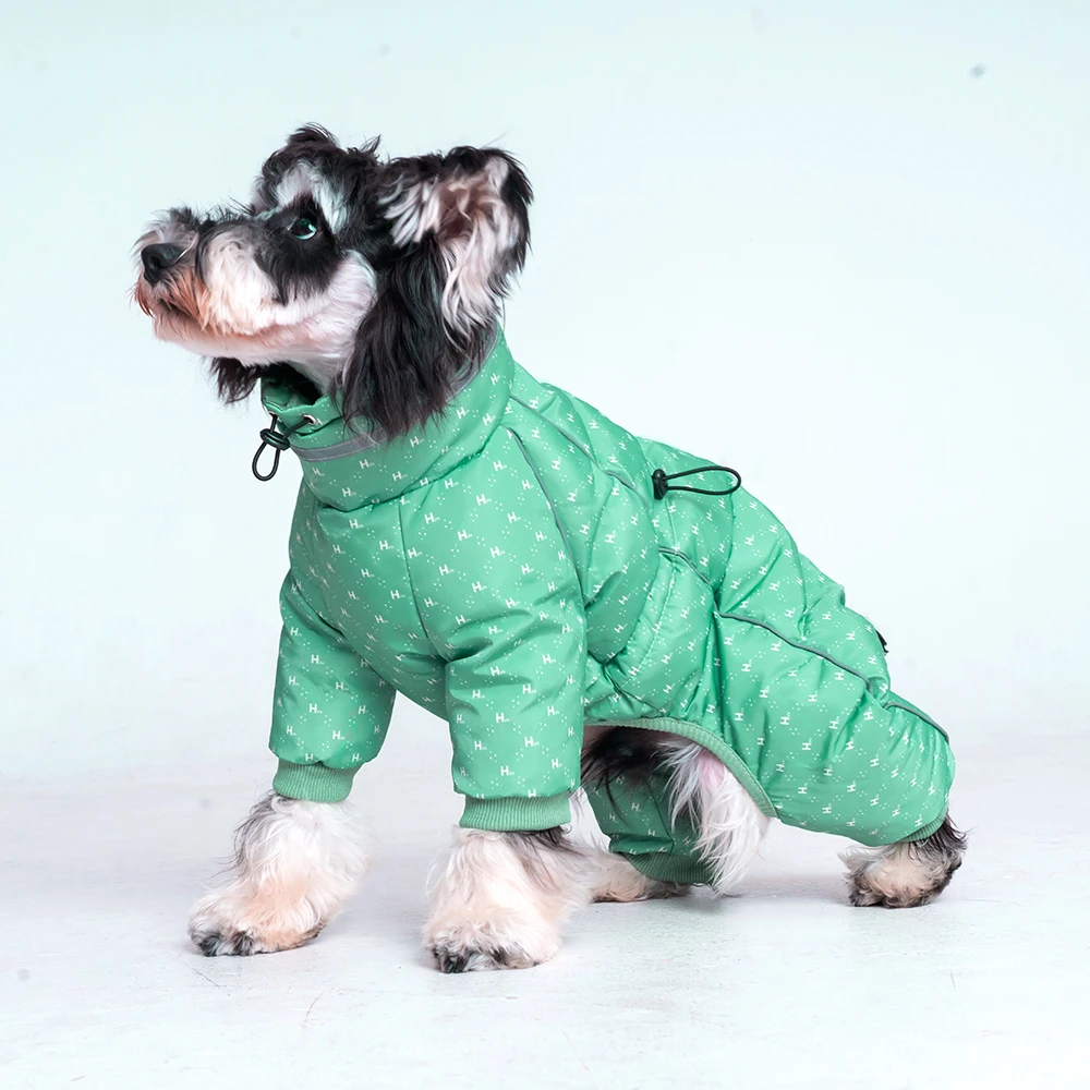 Winter Pet Clothes For dogs Warm Waterproof Dog Jumpsuit Overall Thicker Coat Medium Small Breed Dogs Clothing Puppy Jacket