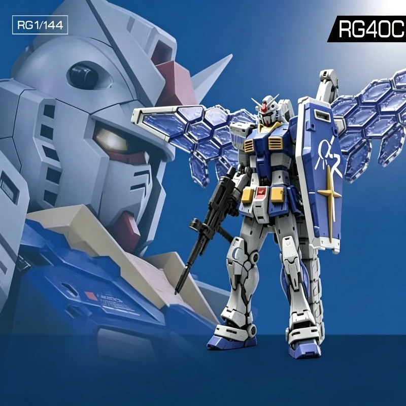RG 1/144 RX-78F Gunpla Yuanzu Kowloon Punch Color, Kit de Montaje de Figura de Acción con Edición Limitada Osaka Wing, Juguete de Regalo para Niños