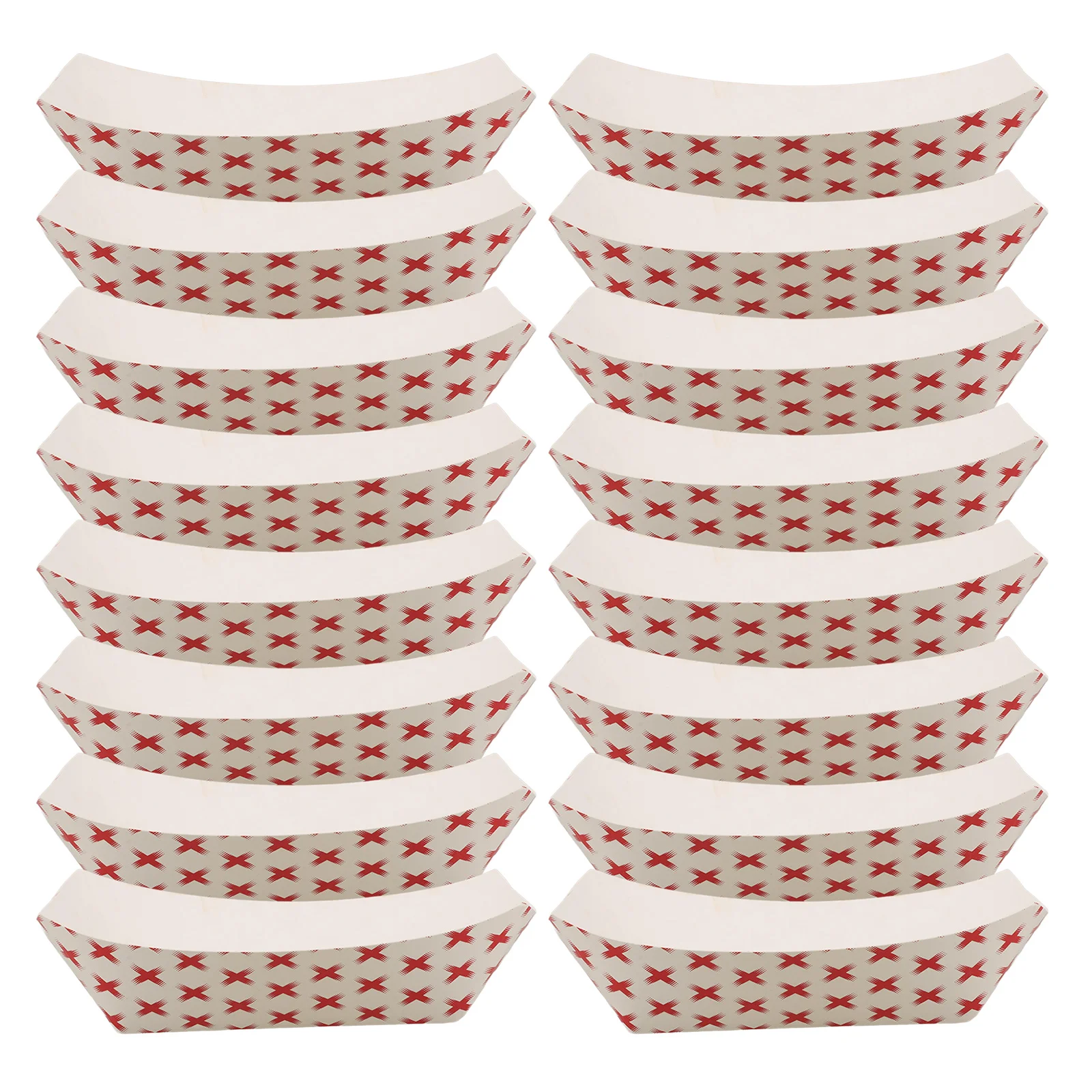 20 Pcs Kraft Paper Shipping Box Containers for Food Storage Tray Hot Dog Holder Trays Sushi Dogs Case Snack Serving