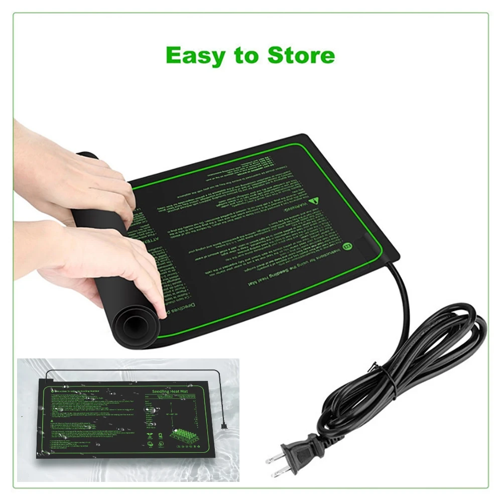 

1Pc Seedling Heated Mat for Seeds Germination Plants Nursery Grow Heating Pad Crawling Pet Winter Heating Mat Garden Accessories