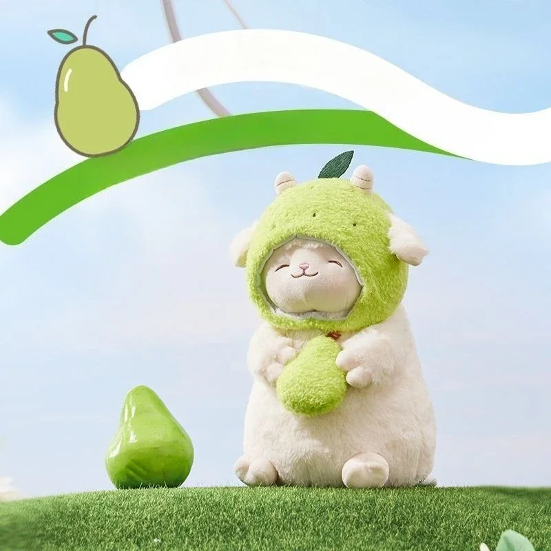 Lovely Stuffed Sheep Doll Super Soft Plush Lamb Toy Hug Pillow for Girls Bedroom Decoration Fluffy Animal Cushion Birthday Gifts