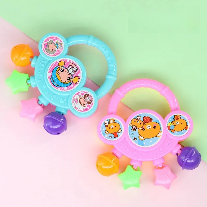 Kinder Cartoon Baby Spielzeug Hand Schütteln Knackige Klingeln Glocke kinder Frühe Bildung Hören Praxis Spielzeug 0-12 Monate kleinkind Spielzeug
