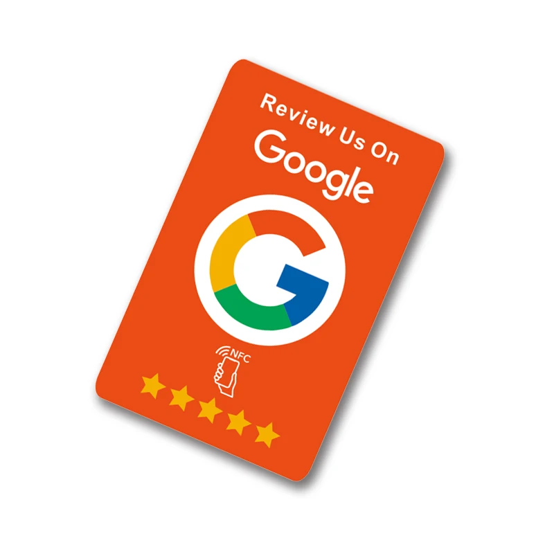 Google Reviews NFC Cards Boost Your Reviews PVC Material Durable