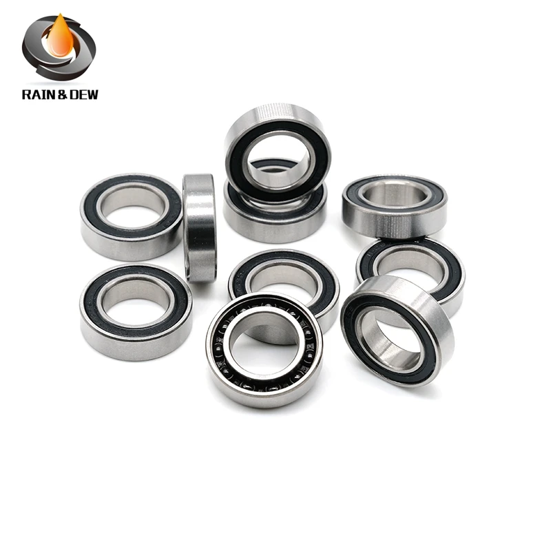 2Pcs 16100 2RS CB Ceramic Ball Bearings 6000 2RS Hybrid Ceramic Bearing ABEC-7 Bicycle Bottom Parts 10x28x8 mm view 5