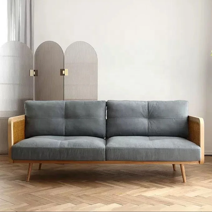 Factory Supplier Natural Rattan Sofa and Sofa Sectionals Living Room Wicker Sofa Set