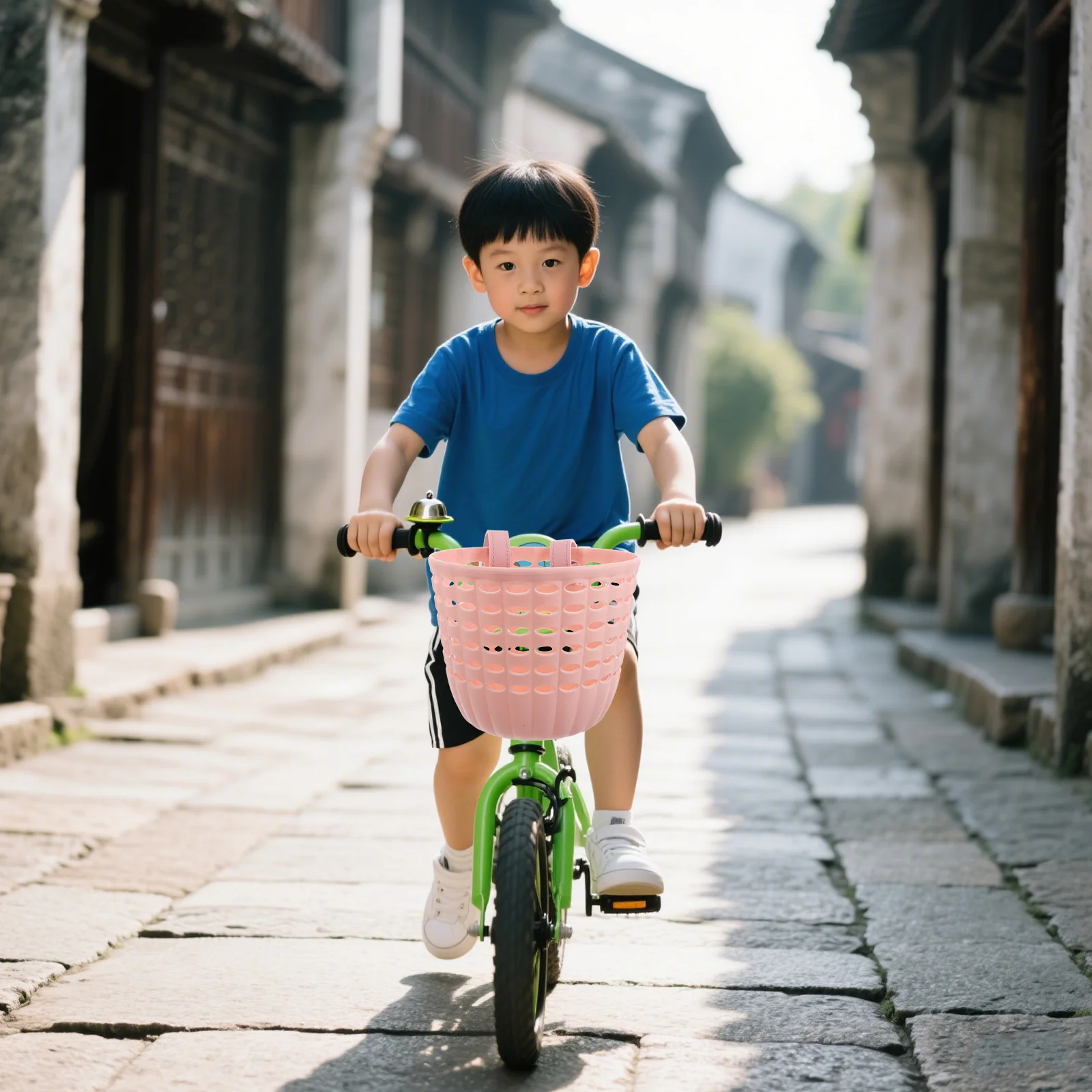 

2Pcs Children's Bike Basket Plastic Front Handlebar Basket for Kids Bicycle Scooter Tricycle Outdoor Ride Storage Solution