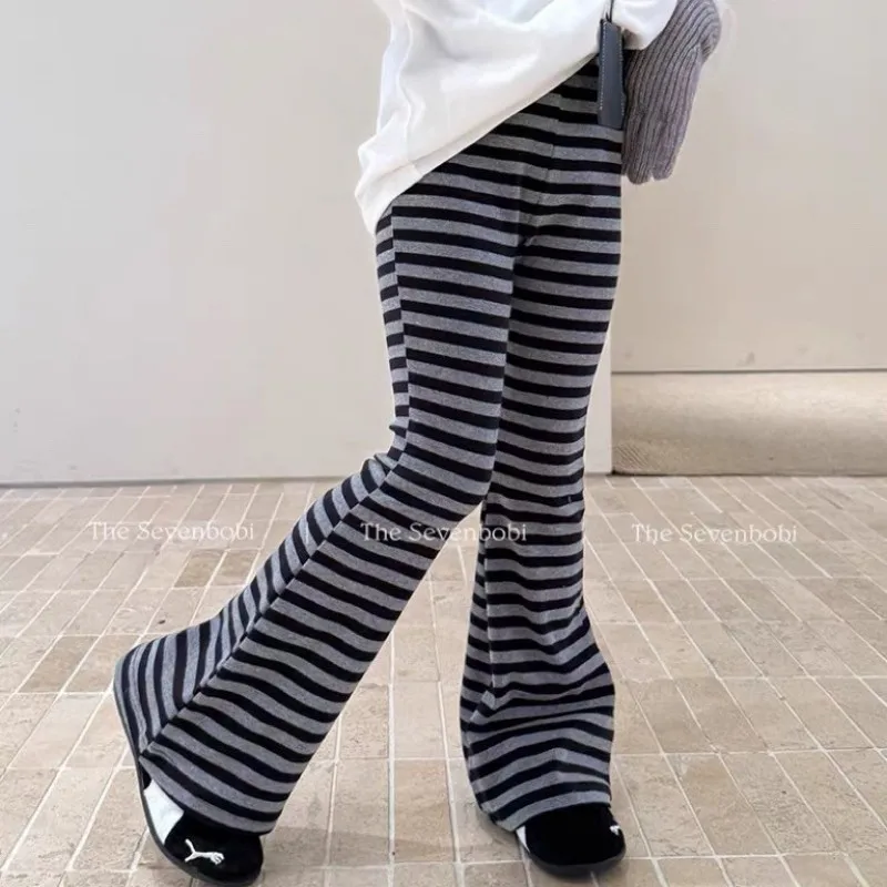 

Fashion Girls' Pants Spring and Autumn New Collection Children's Simple and Casual Bell bottom Pants