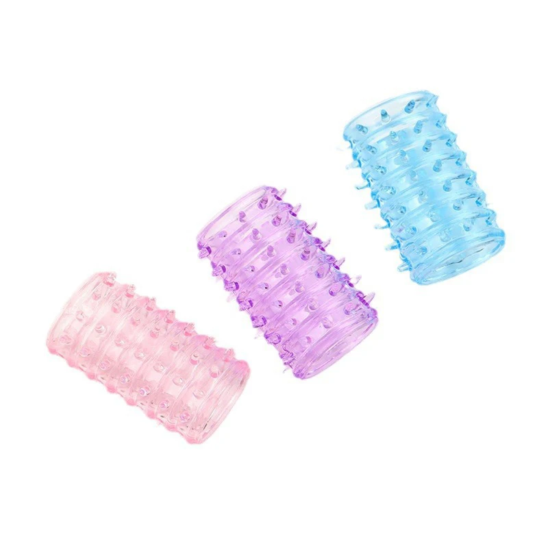 3pcs Dotted Cock Ring Lasting Thorn Beads Penis Sleeve Ticklers Male Extra Delay Ejaculation More Hard Prevent Impotence Lock.