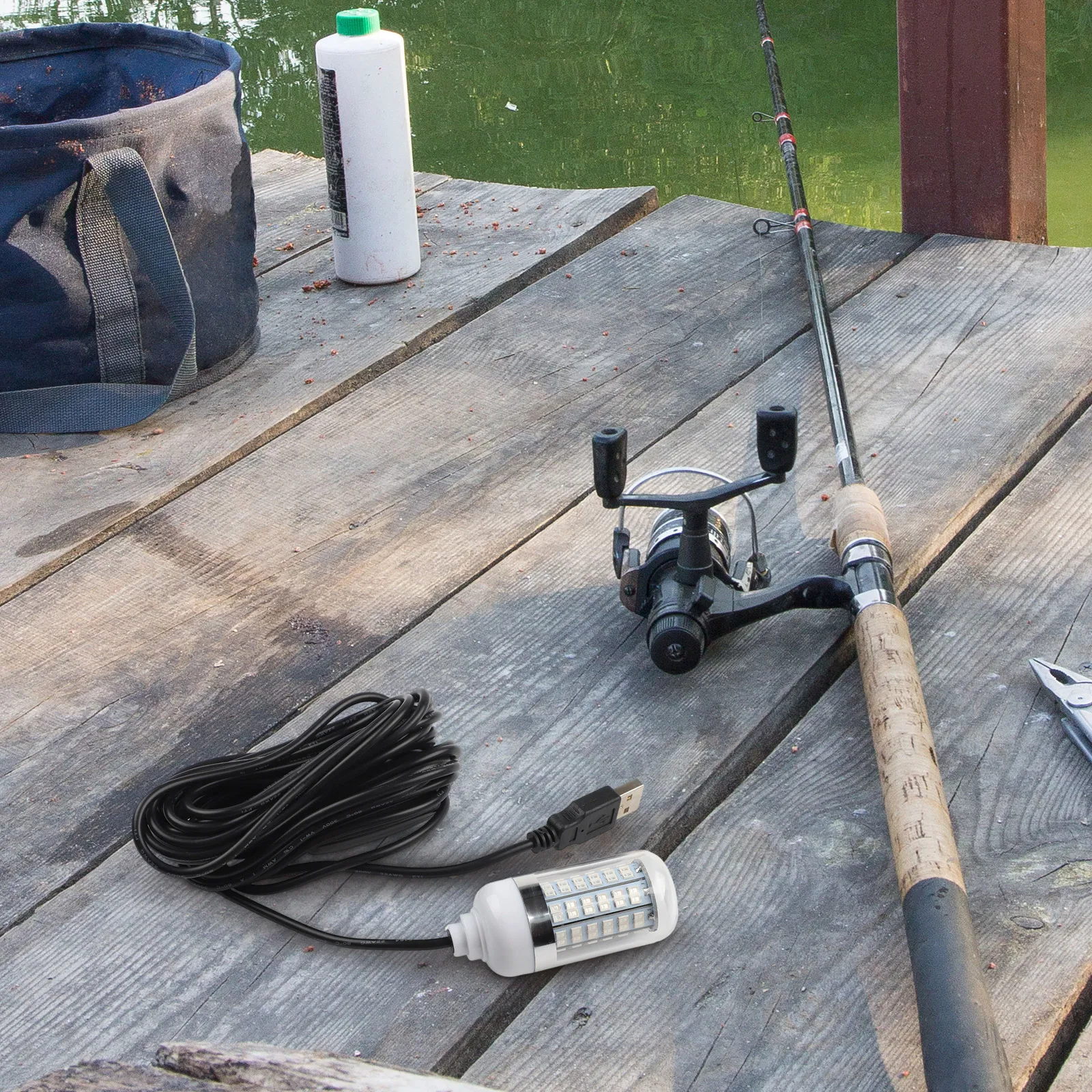 Night Fishing LED Fishing Ligh - огляд і ціна Fish Finder Portable