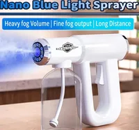 Spray para el Cuidado del Cabello con Luz Azul Nano de 300 ml, Herramienta de Peinado Profesional Inalámbrica Recargable por USB, Accesorios Profesionales para el Cabello