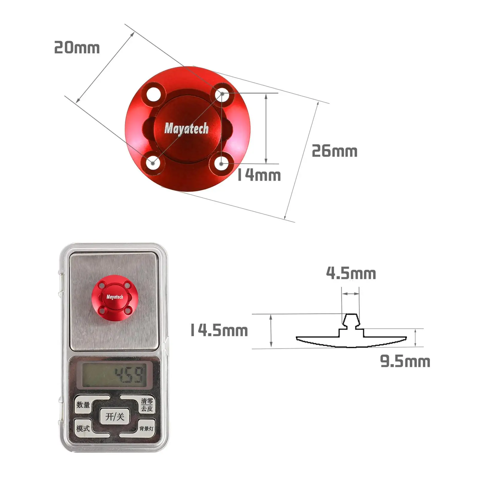 Fuel Gas Airplane Fuel Filler Port,Round Fuel,CNC Alloy Fuel Filler Dot