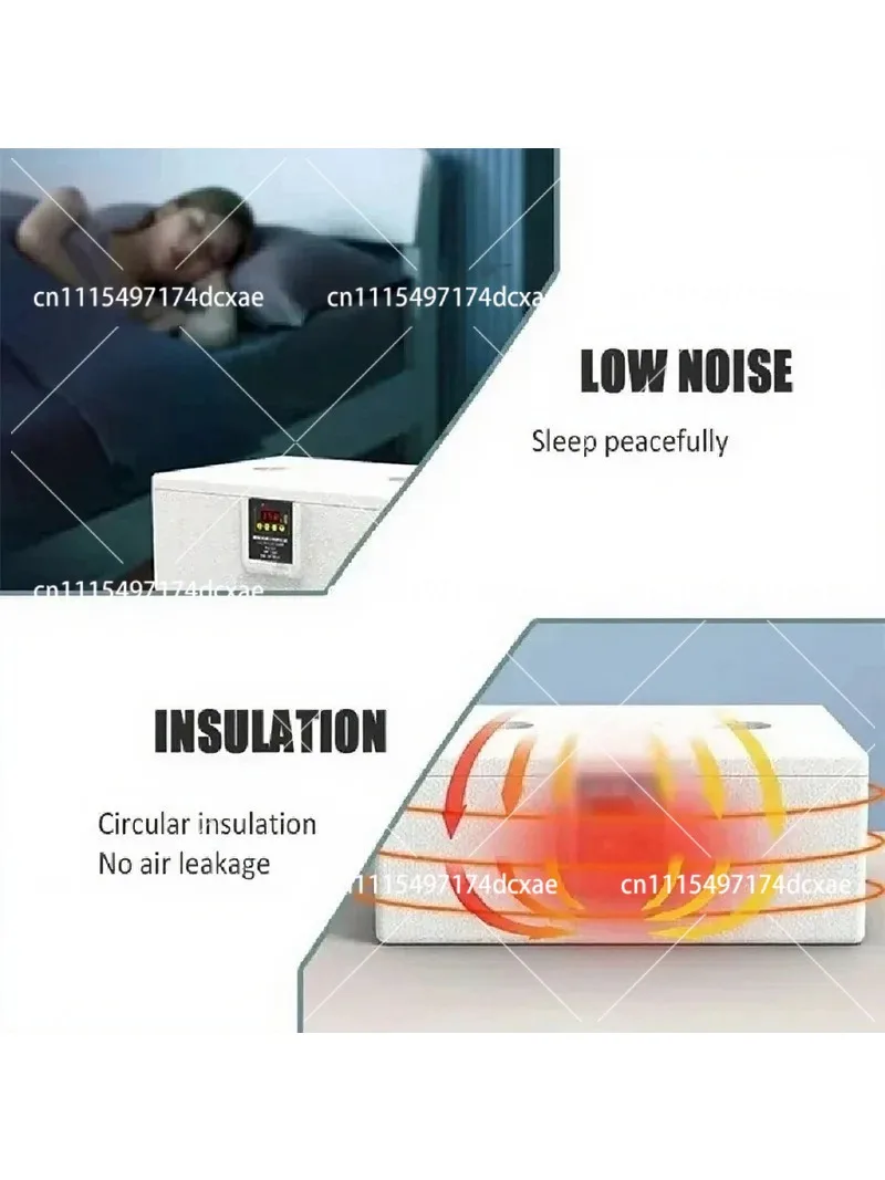 Fully Automatic Egg Incubator Intelligent Thermostatic for Chicken Duck Goose Eggs USB Powered 24-Hour Constant Temperature