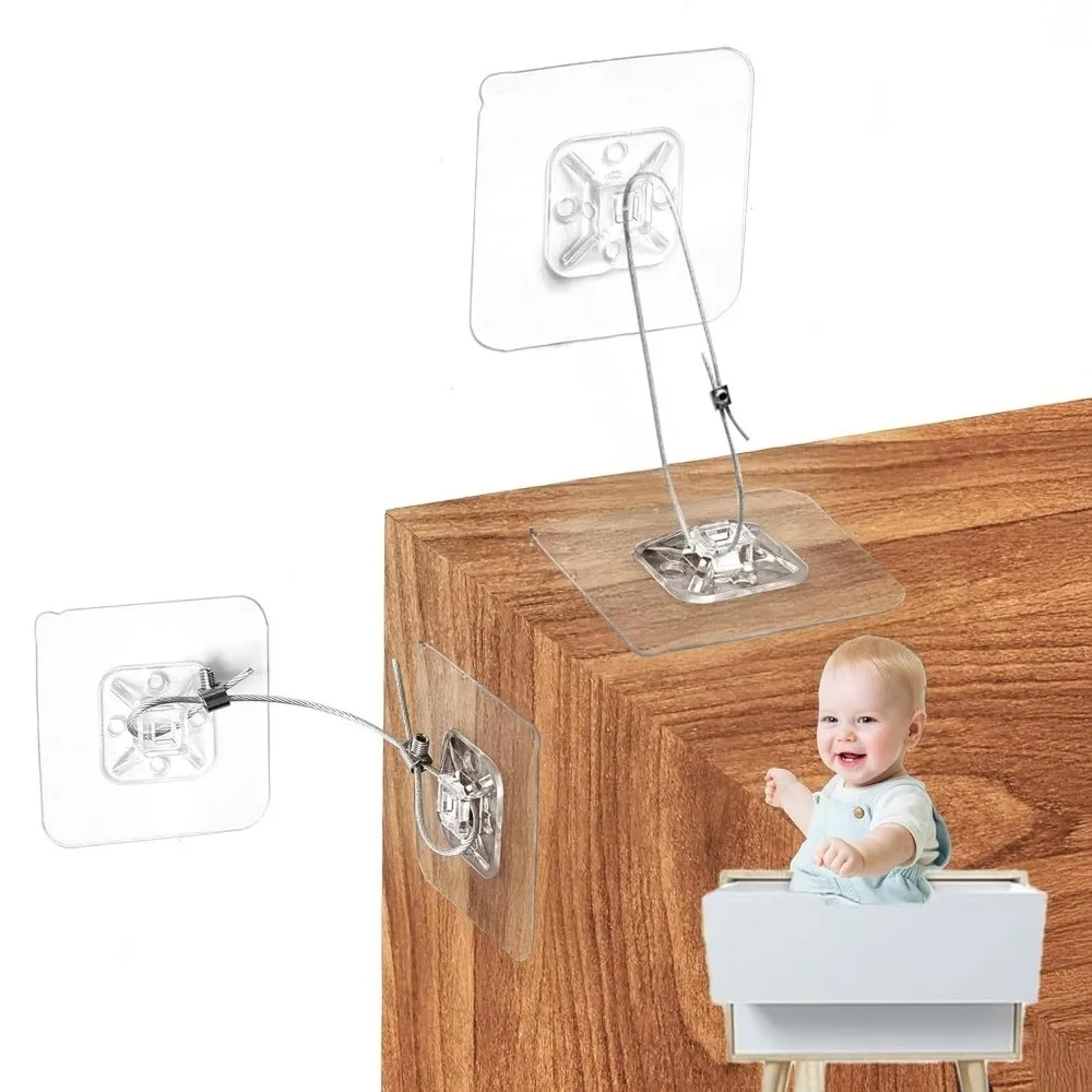 

Anti-Tip TV Safety Strap Adjustable Childproof Anti-Tip Furniture Fastening Kit Secure Easy Install