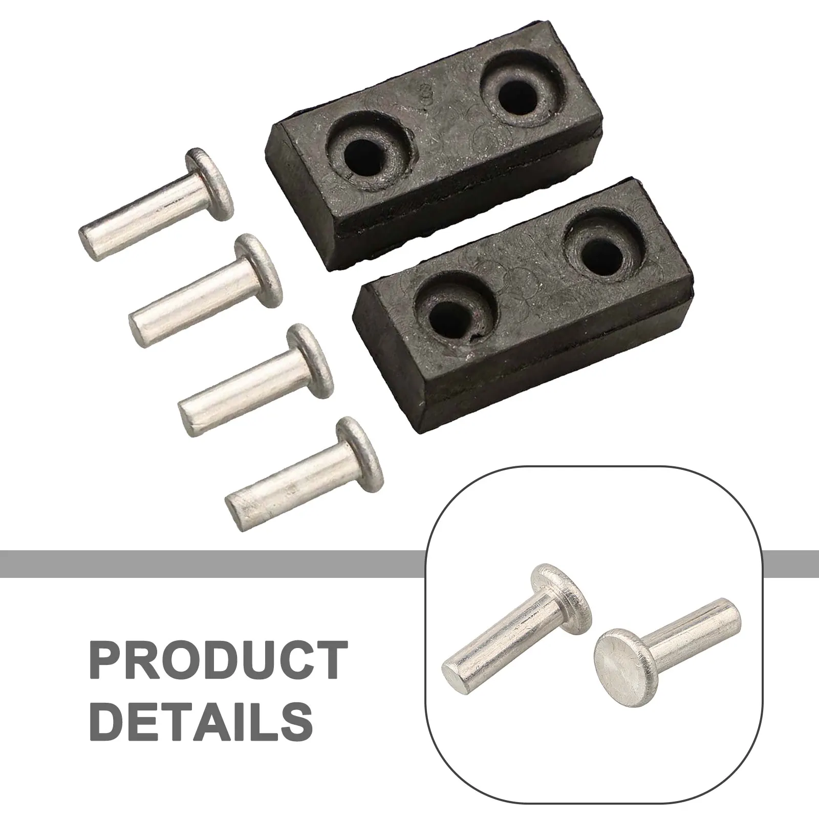 Enhanced Brake Life For Equipment Snow Blower Parts 2 Pieces Snow Blower Replacement Extended Brake Life For Heavy Use