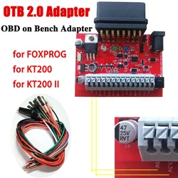 New OTB 2.0 Adapter OBD on Bench Adapter for KT200 KT200II for Foxprog Tagflash ECU Programmer Tool Upgraded Version of OTB 1.0