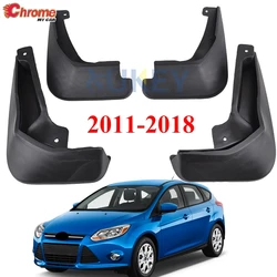 Set Mud Flaps For Ford Focus 3 MK3 Hatchback 2011 2012 2013 2014 2015 2016 2017 2018 Mudguards Mudflaps Splash Guards