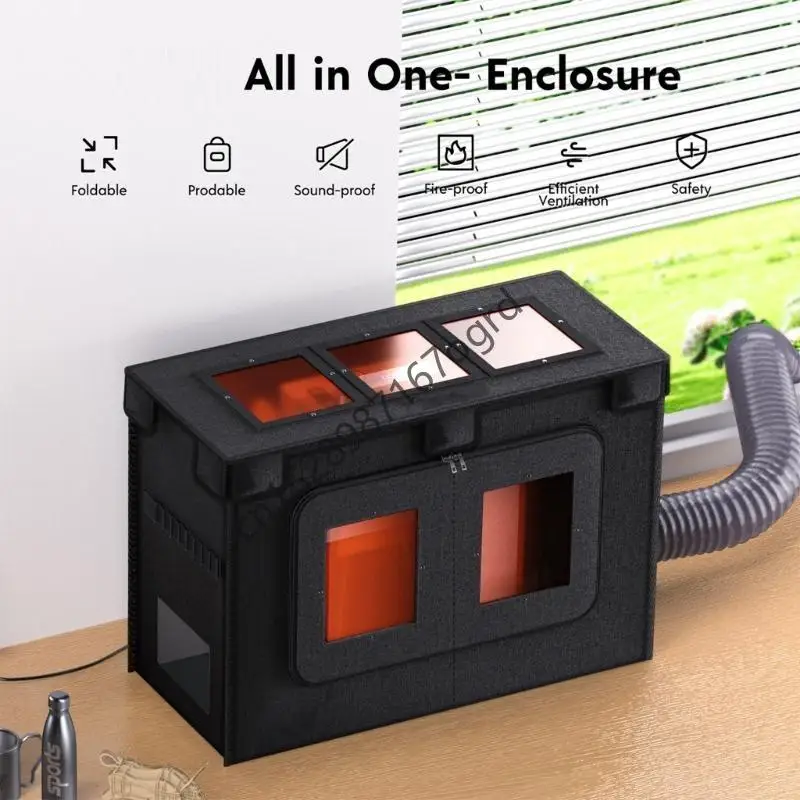 

High Efficiency Ventilation Engraving Machine Cover Flame Retardant Fiberglass Construction Easy Assembly 634A