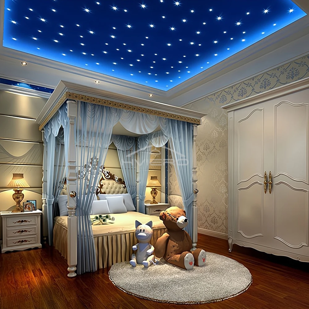50X Glowing 3D Stars Glow in Dark on Wall Decoration Stickers Kids Baby Room Bedrooms Ceilings Home Fluorescent Pentagram Paper