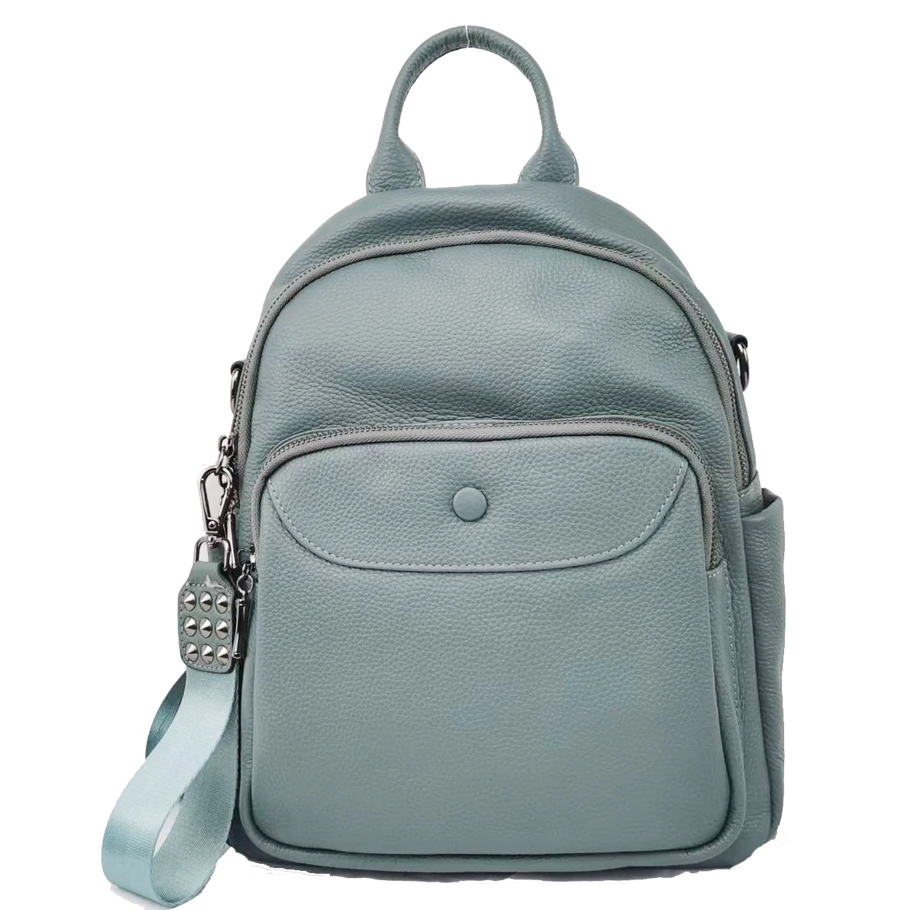 ZENCY Excellent HOT 100% Genuine Leather Women's Backpacks Lady Top Layer Cowhide Large Capacity School Book Rucksack Bags