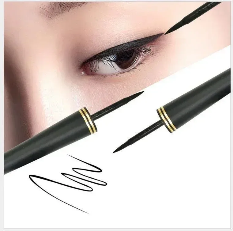 Penna per Eyeliner ad alto pigmento ad asciugatura rapida opaca Eyeliner liquido nero matita per occhi impermeabile a lunga durata strumenti per il trucco degli occhi