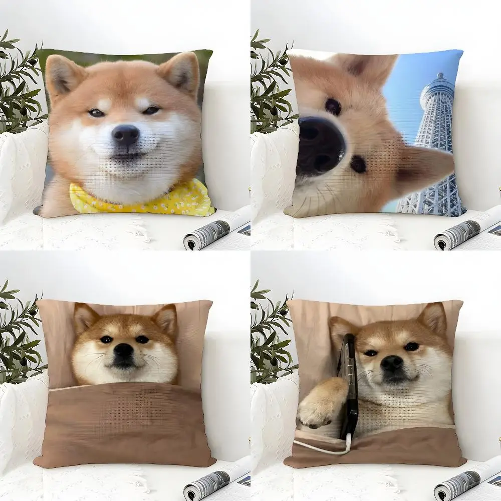 Cheems Shiba Inu Doge Meme Pillow Case Home Living Room Decoration Linen Pillow Cases Cushion Cover