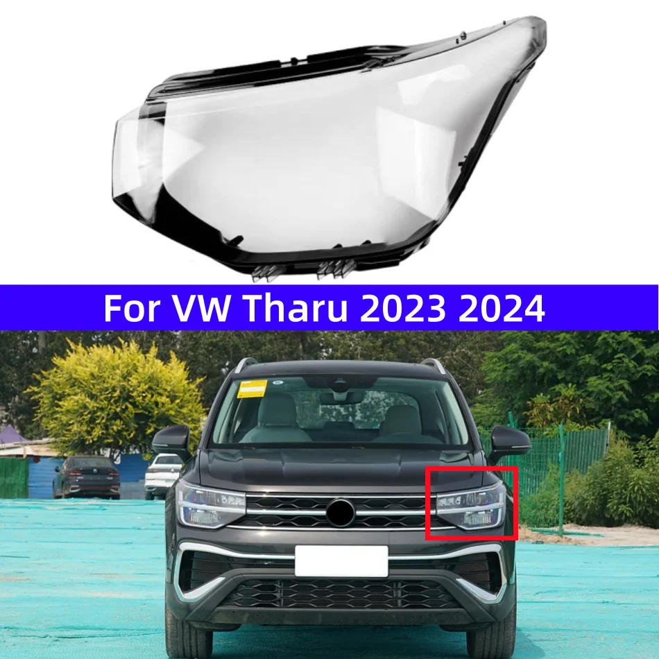 

For Volkswagen VW Tharu 2023 2024 Car Interior Replacement Parts Headlights Cover Transparent Anti-UV And Anti-Aging