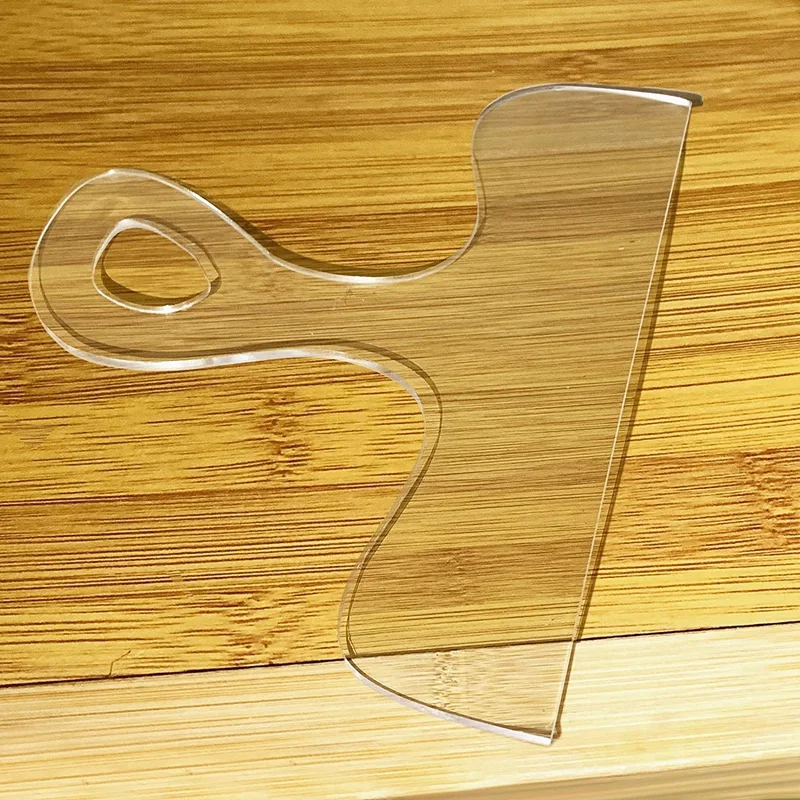 2PCS Acrylic Charcuterie Board Handle,Template Clear Cutting Board.Cutting Board Router Template