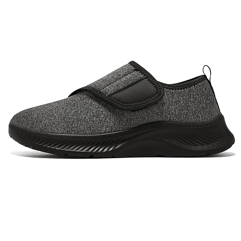 Winter Wide Open Shoes With Plush For Elderly Men Women Adjustable Diabetic Shoes Swollen Foot Hallux Valgus Bunion