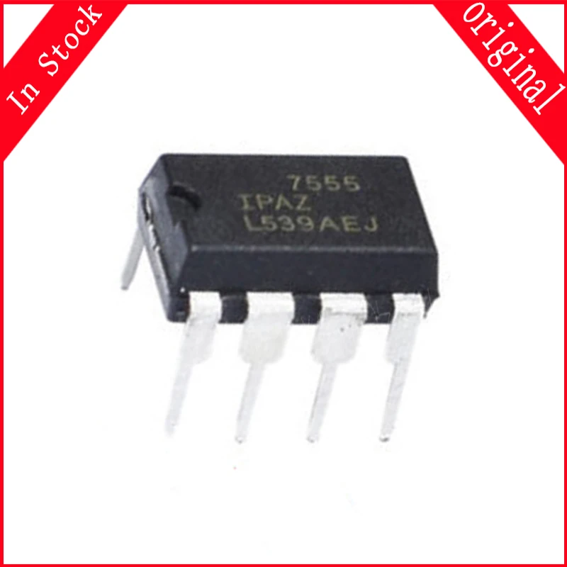 10pcs/lot ICM7555IPAZ DIP-8 ICM7555IPA ICM7555 7555 DIP8 In Stock