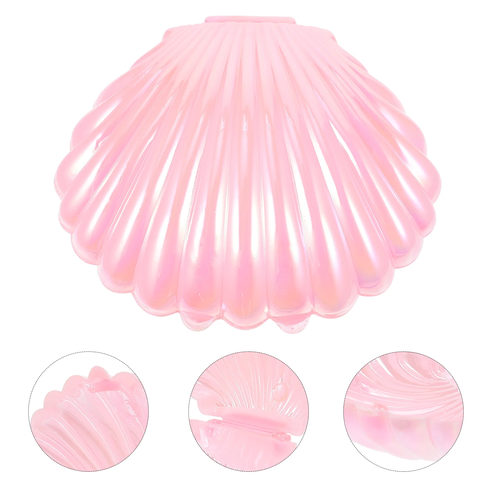 10 Pcs Pearlescent Candy Box Seashell Decorations Boxes for Adults Holder Accessories Party Favors Small Jar Pp Candies Shaped