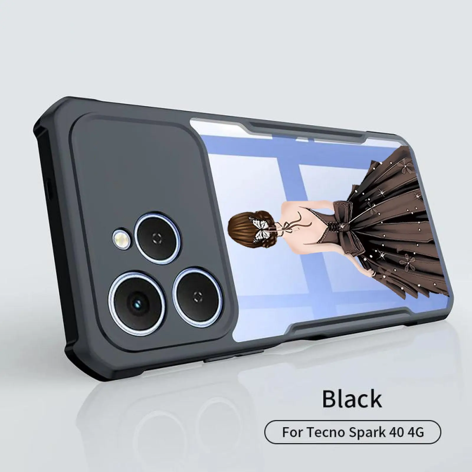 غلاف الهاتف لـ Tecno Spark 40 30 40C 30C 40 Pro Plus 30 Pro 5G حافظة شفافة رفيعة للغاية من الأكريليك غطاء حماية من السقوط L02-L09 #2