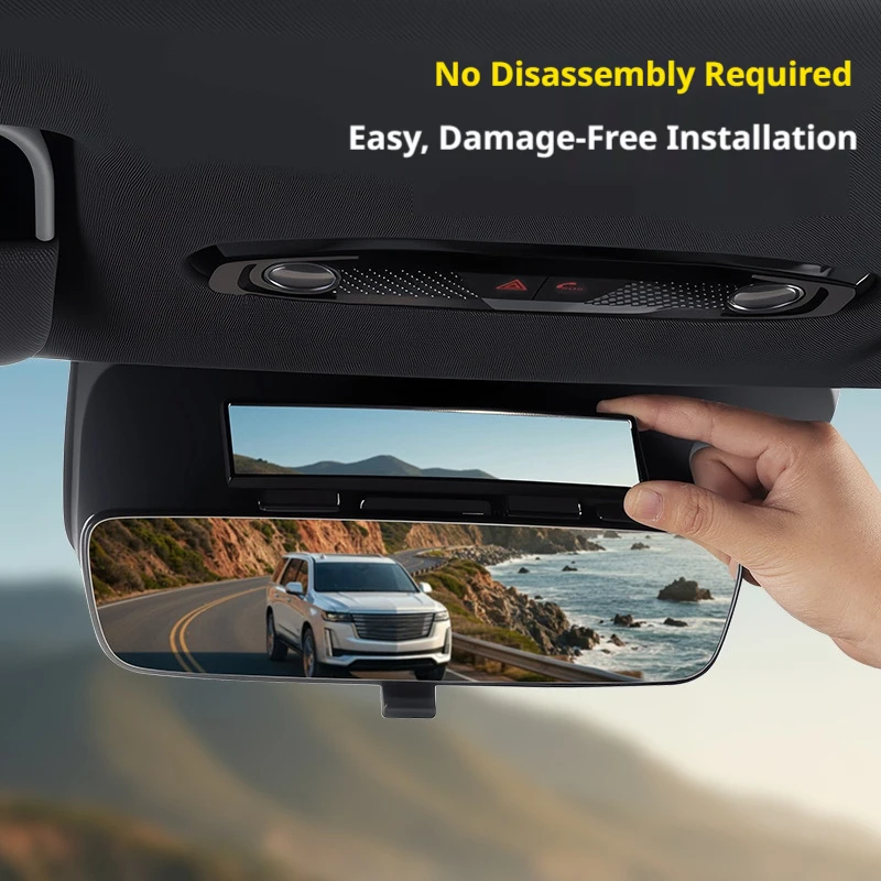 Car Interior Rearview Mirror Wide Angle Curved Glass Baby Mirror Monitor For Safety Car Rear Seat Monitor Adjustable Viewing