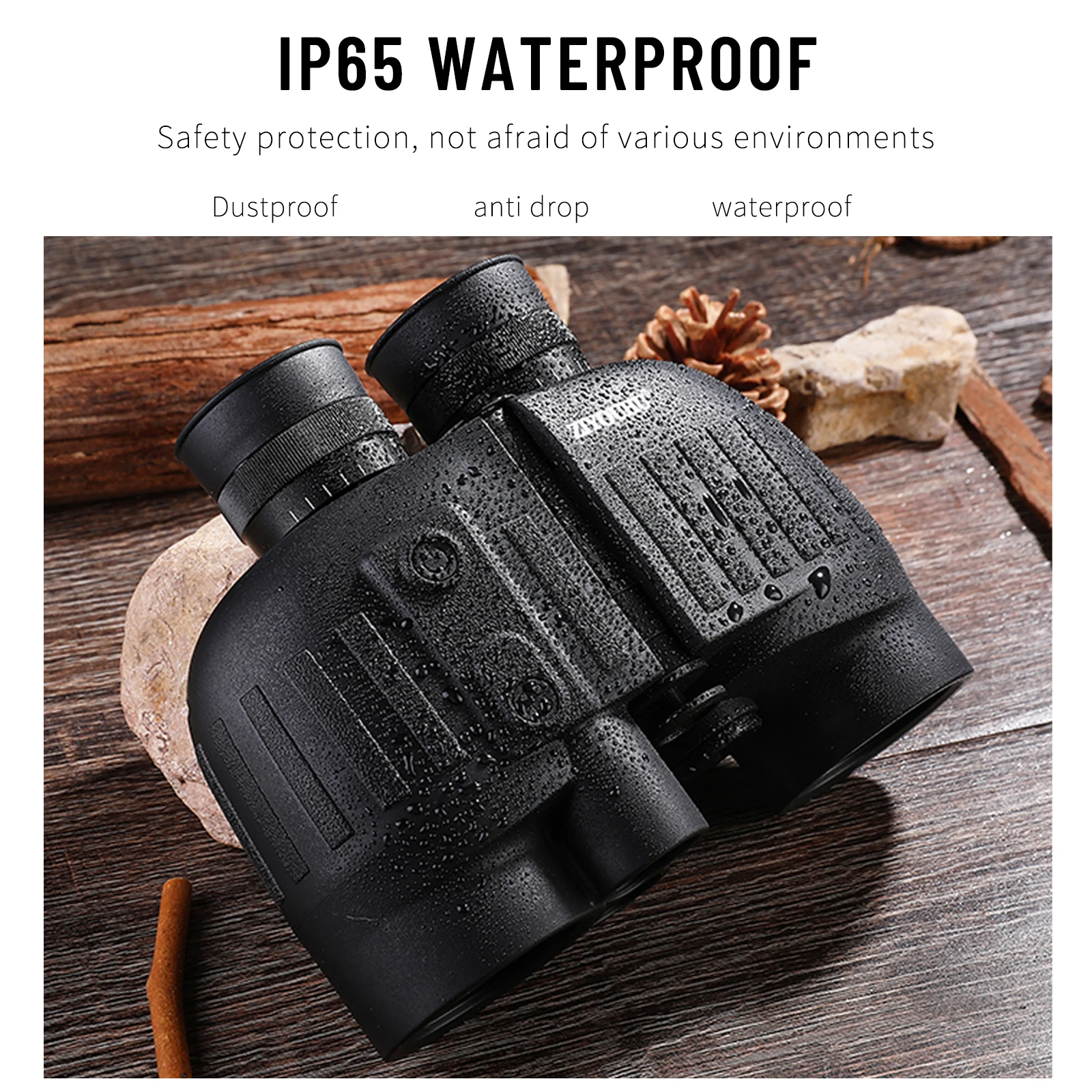 LRB20 Rangefinder Binoculars 1000m & 1500m Distance Height Angle Compass Measurement IP65 Outdoor Camping 8X40 Ranging Telescope