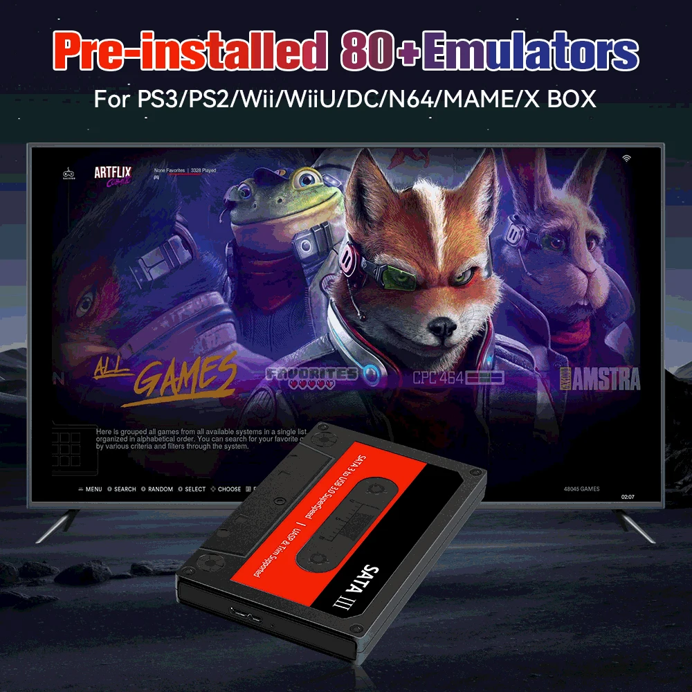 Batocera System 500G/2T Portab - đánh giá và giá Retro Gaming Batocera