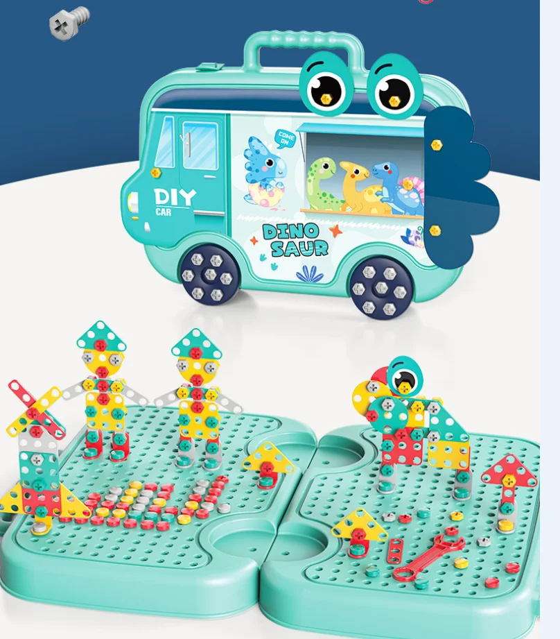 Children Screw Assembly and disassembly assembly kit electric drill baby hands benefit intelligence toys