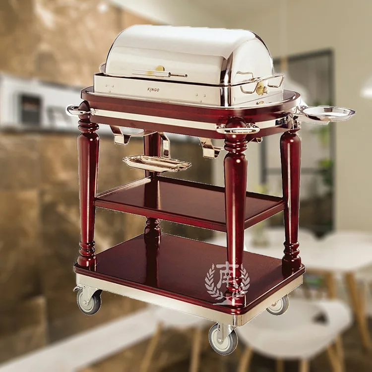 Guangzhou Southern Hotel Supplies C-28 Star Luxury Hotel Restaurant Suite Luxury Long Buffet Cart