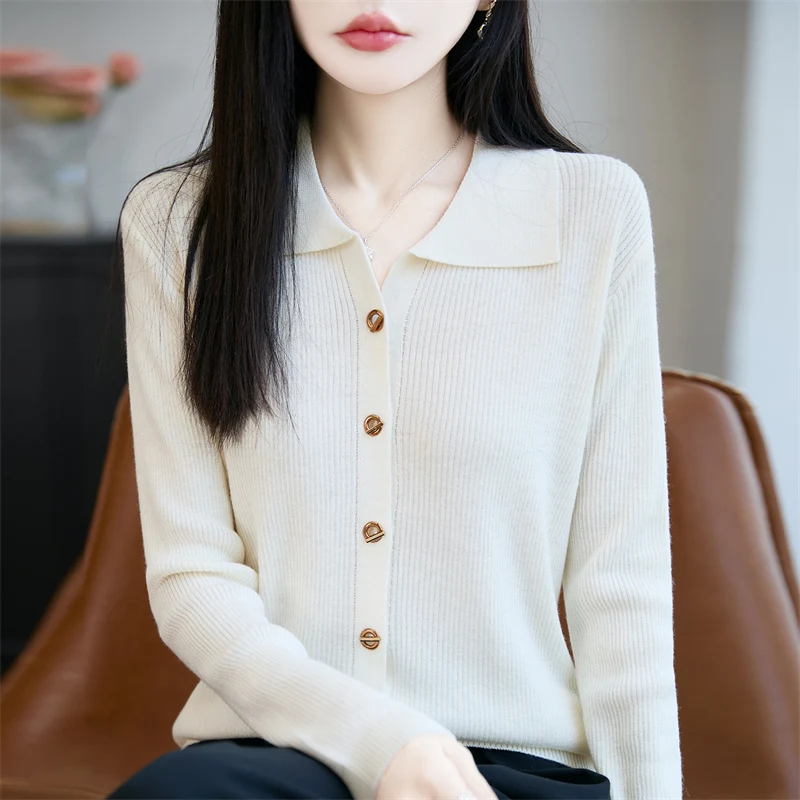 Шерстяной свитер, женский кардиган